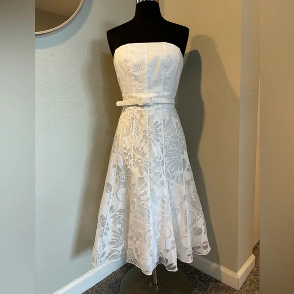 White House Black Market | Dresses | Stunning White House Black Market  Strapless Dress For Wedding Dance Occasion | Poshmark